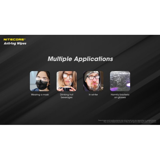 Nitecore šluostės nuo rasojimo CK007