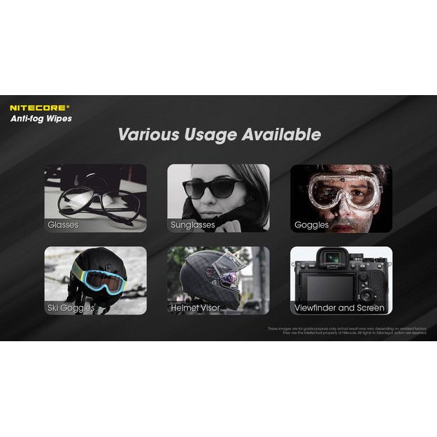 Nitecore šluostės nuo rasojimo CK007