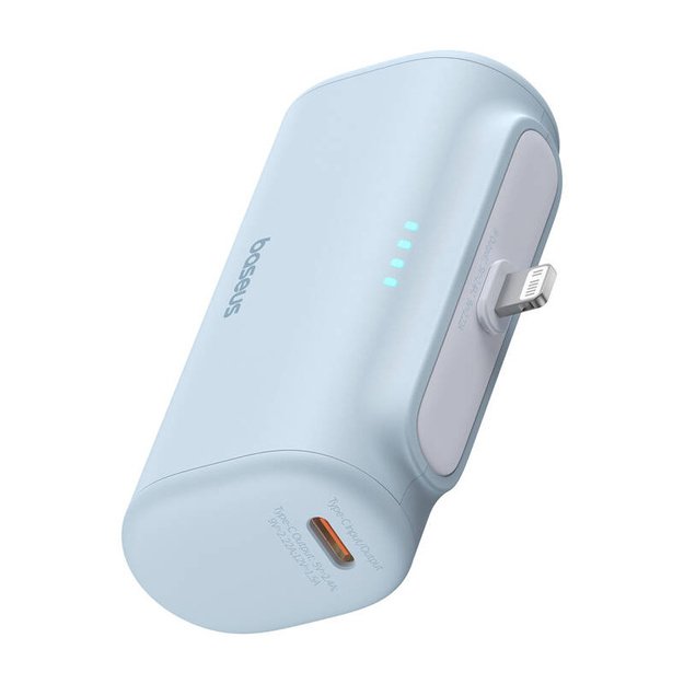 Powerbank OS-Baseus Compact IP 5000mAh 20W (mėlynas)