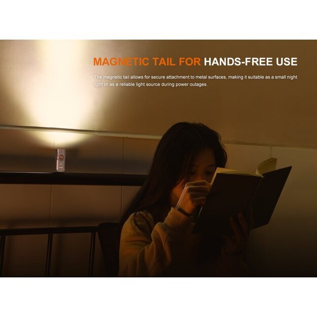 Fenix E06R žibintuvėlis: balta šviesa+ UV 365nm šviesa+ raudonas lazeris, turkio spalva