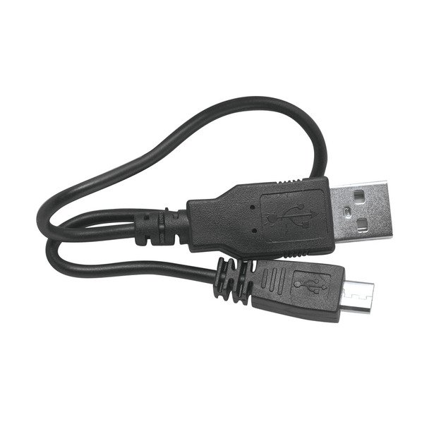 Фонарь передний FORCE Genius USB 1LED (черный)