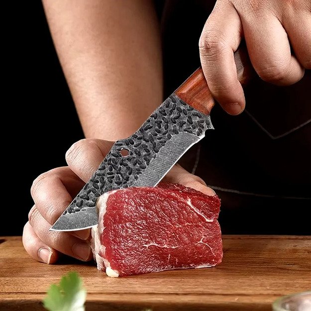 Foxter fixed blade knife with sheath 22cm