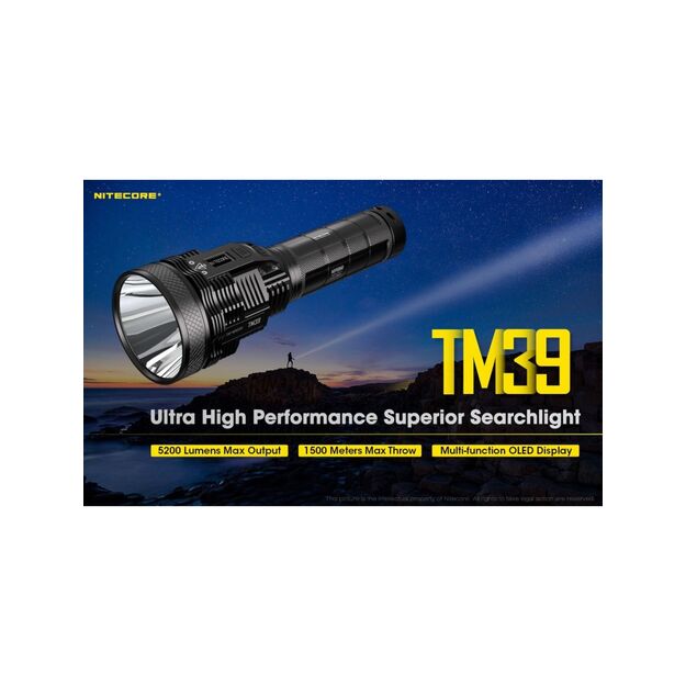 Nitecore TM39 žibintuvėlis