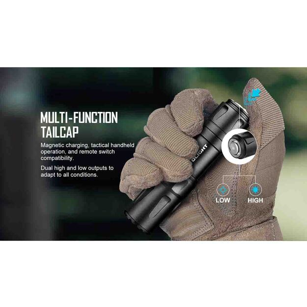 Olight Odin Mini žibintuvėlis, juodas