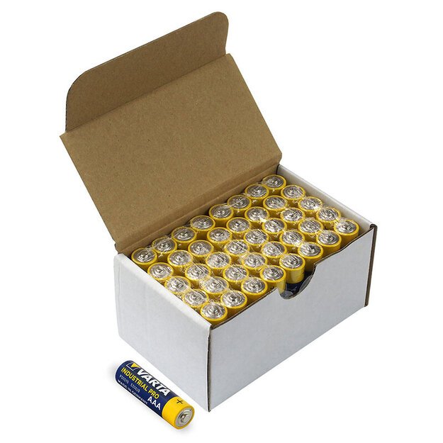 Батарейки Varta Industrial AAA LR03, 40 шт.