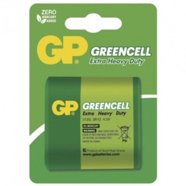 Baterija GP Greencell 3R12 (4.5 V)
