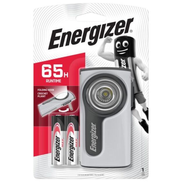 Energizer metalinis plokščias žibintuvėlis 2xAA LP03561