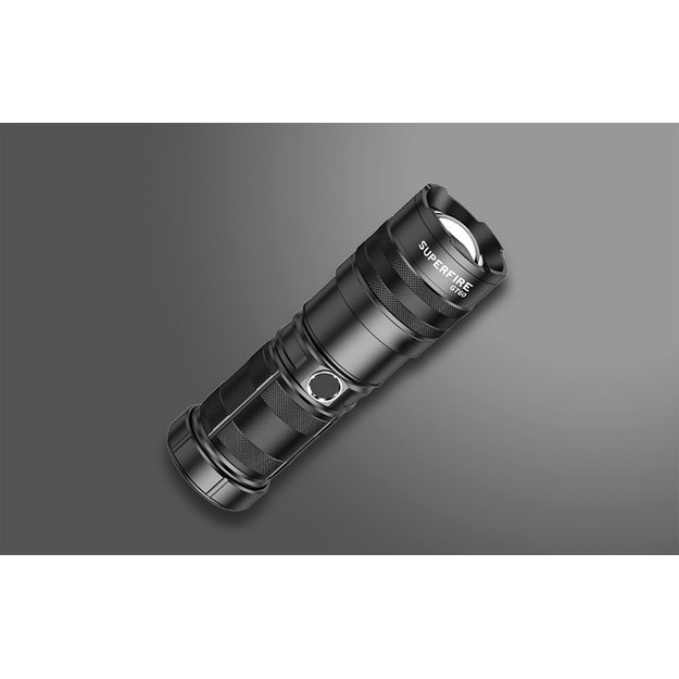 Superfire rankinis žibintuvėlis GT60, 2600lm, USB-C
