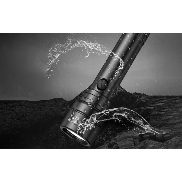 Superfire hand flashlight C20, 280lm, USB