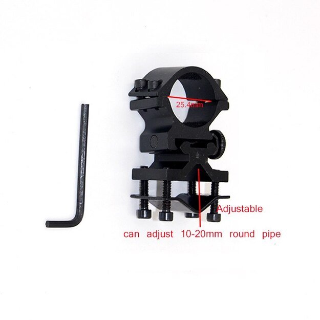 Prožektoriaus laikiklis ginklui