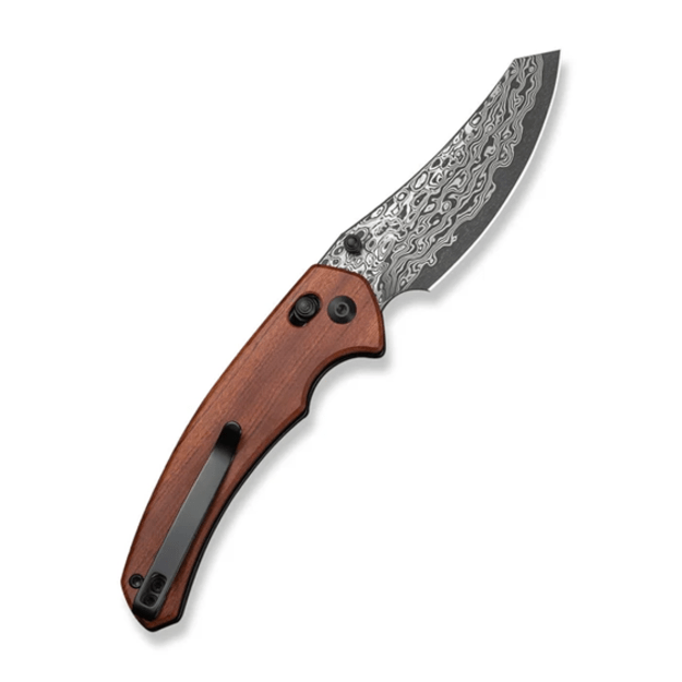 Civivi peilis iš Guibourtia medienos, Damasko, gamintojas Gavko Knives (C24050-DS1)