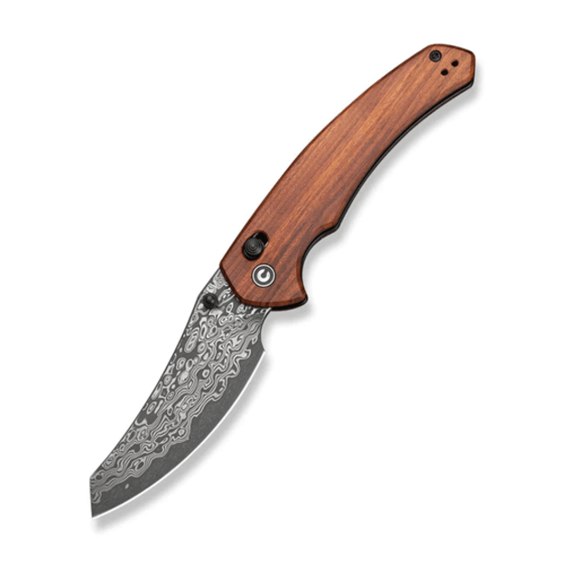 Civivi peilis iš Guibourtia medienos, Damasko, gamintojas Gavko Knives (C24050-DS1)