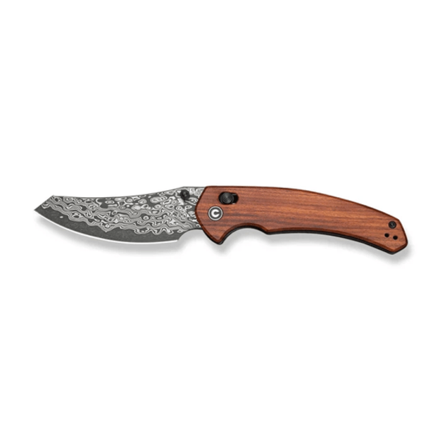Civivi peilis iš Guibourtia medienos, Damasko, gamintojas Gavko Knives (C24050-DS1)