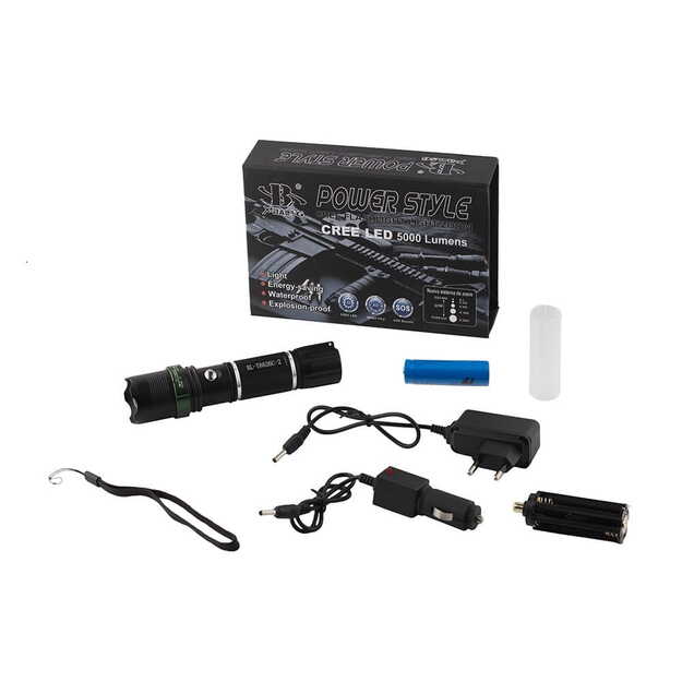 Двойной фонарь БЕЛЫЙ+УФ