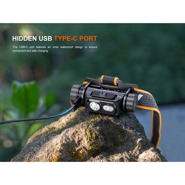 Fenix ​​HM60R V2.0 LED žibintuvėlis ant galvos