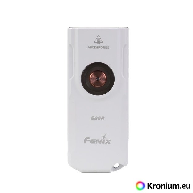 Fenix ​​E06R žibintuvėlis: balta + UV + lazerinė šviesa, Baltas