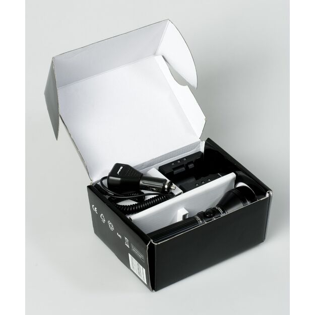 Mactronic įkraunamas 300lm žibintuvėlis su stotele EXPLORER