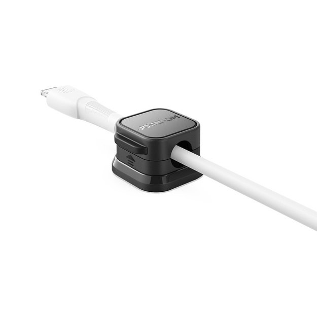 Joyroom magnetic cable organizer JR-ZS368, 3 pieces (black)