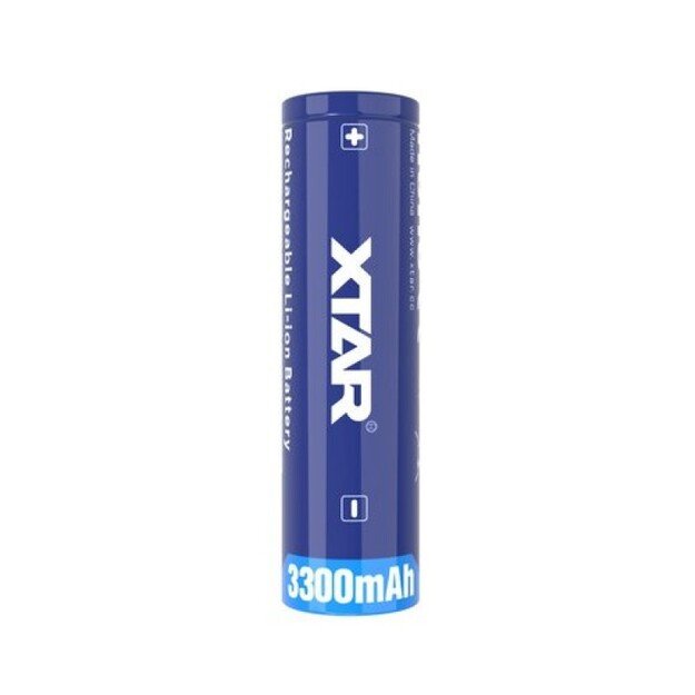 3300mah pakraunama 18650 baterija XTAR su apsauga