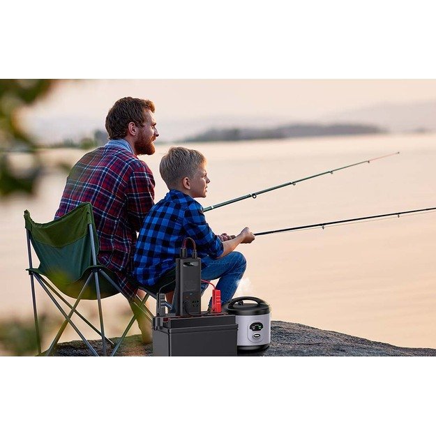 Inverter converter 500W CN/EU Super Si Power, Baseus, Black