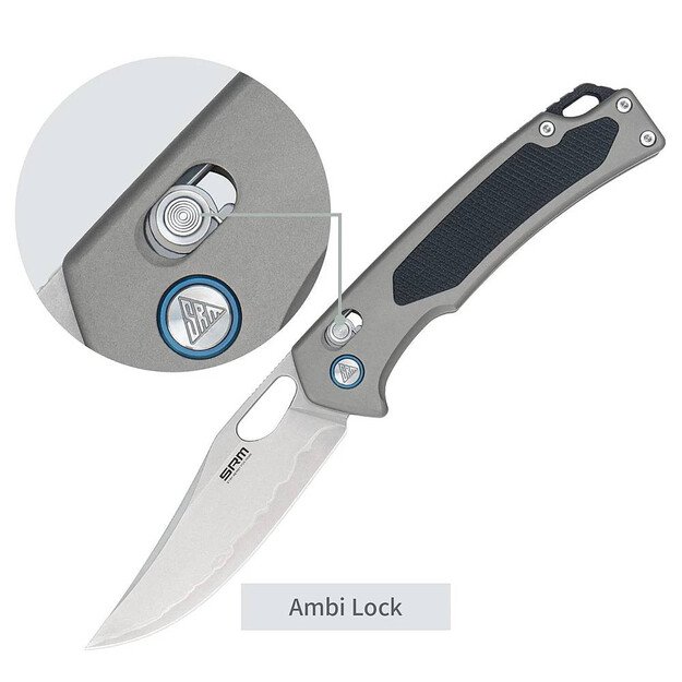 SRM 9203-AK sulenkiamas peilis