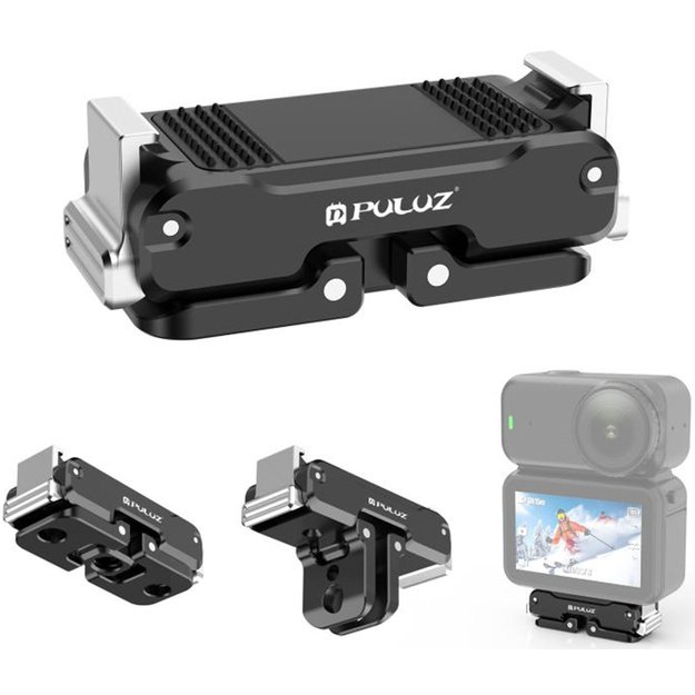 PULUZ Magnetic Metal Holder for DJI Osmo Nano (Black)