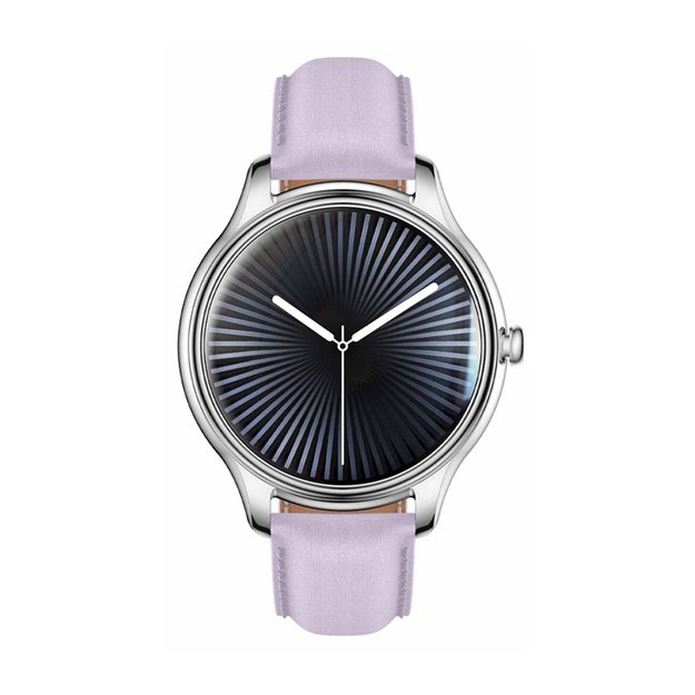 COLMI L28 Smart Watch (silver-purple + purple leather strap)