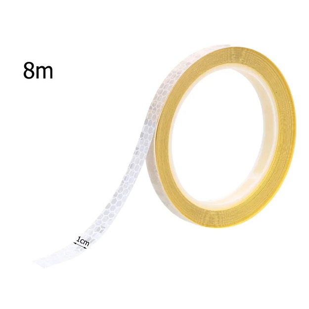 Šviesą atspindinti lipni juosta 1cm / 8m