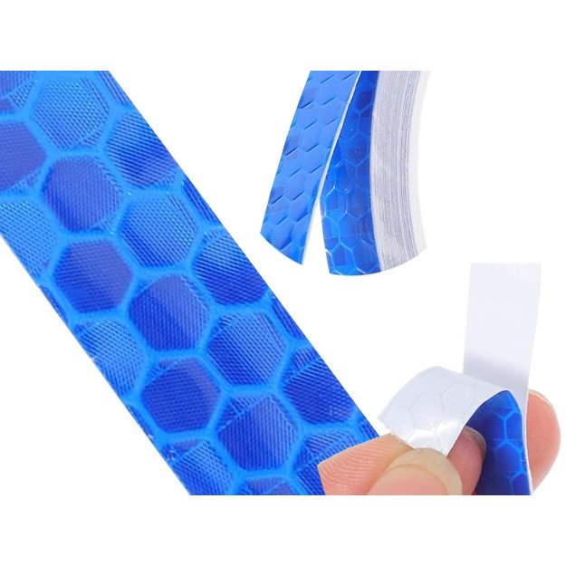 Šviesą atspindinti lipni juosta 1cm / 8m