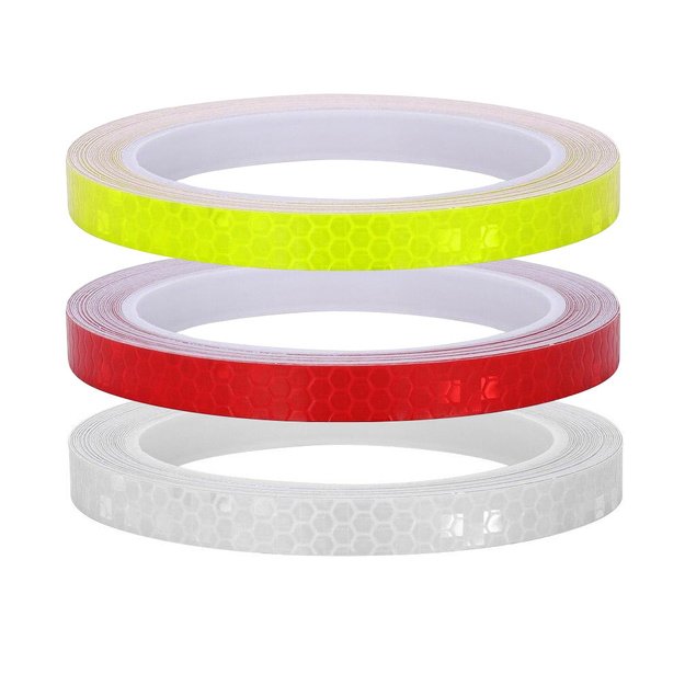 Šviesą atspindinti lipni juosta 1cm / 8m