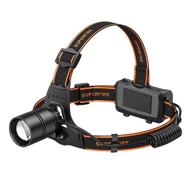 Налобный фонарь Superfire HL71, 500 лм, USB