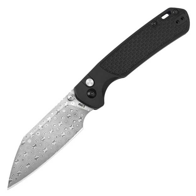CJRB Cutlery Pyrite-Light Black FRN Damascus sulenkiamas peilis J1945D-BK