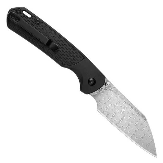 CJRB Cutlery Pyrite-Light Black FRN Damascus sulenkiamas peilis J1945D-BK