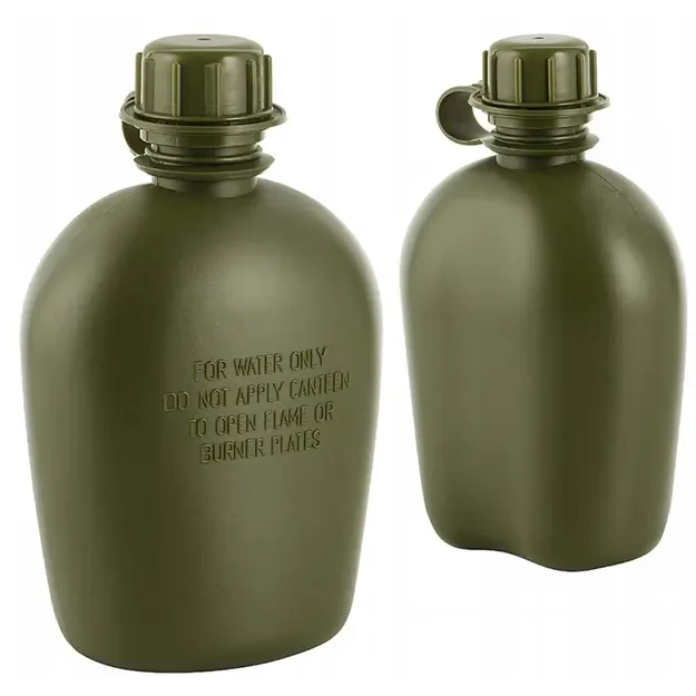 Plastic Water Bottle 1L Olive