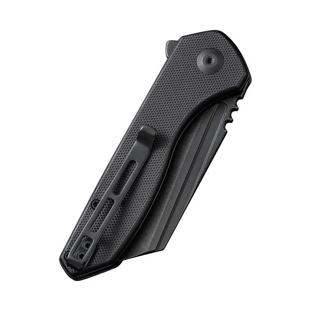 Складной нож Civivi ExOne Black G10, Black Stonewashed Nitro-V от Brian Brown (C23036-1)