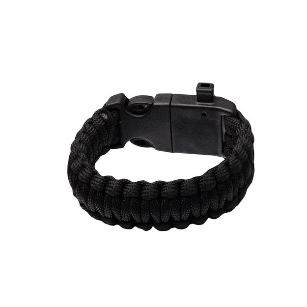Paracord Survival Bracelet with Fire Starter, Compass and Whistle BR-003