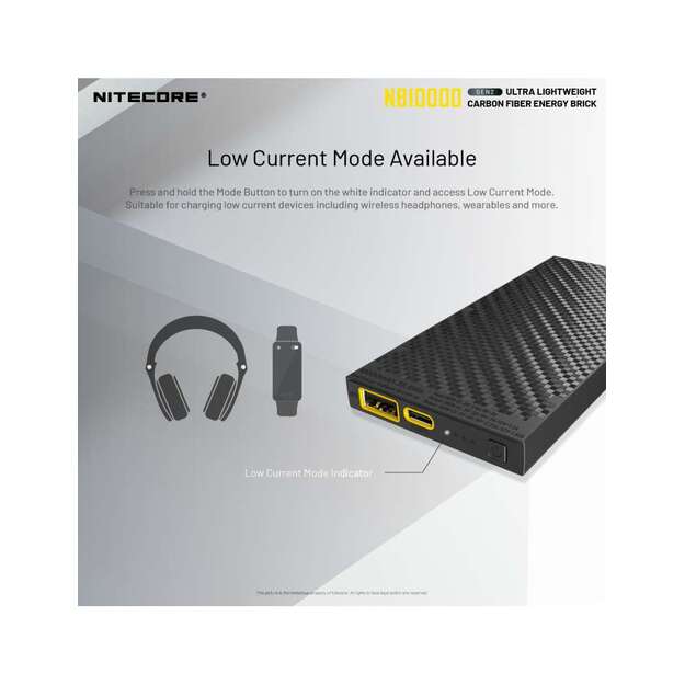 Внешний аккумулятор (Power Bank) Nitecore NB10000 GEN2, 10000 мАч