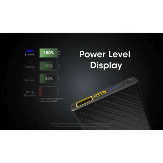 Nitecore CARBO 10000 ultra lengvas išorinis akumuliatorius (Power Bank)