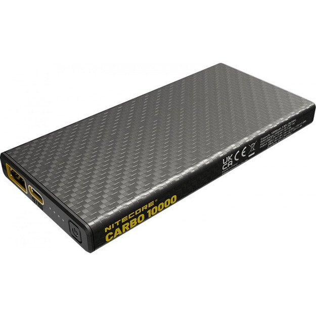 Nitecore CARBO 10000 ultra lengvas išorinis akumuliatorius (Power Bank)