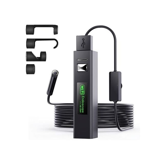 Универсальный Wi-Fi эндоскоп (инспекционная камера) для Android, iOS (iPhone), PC, 3-in-1