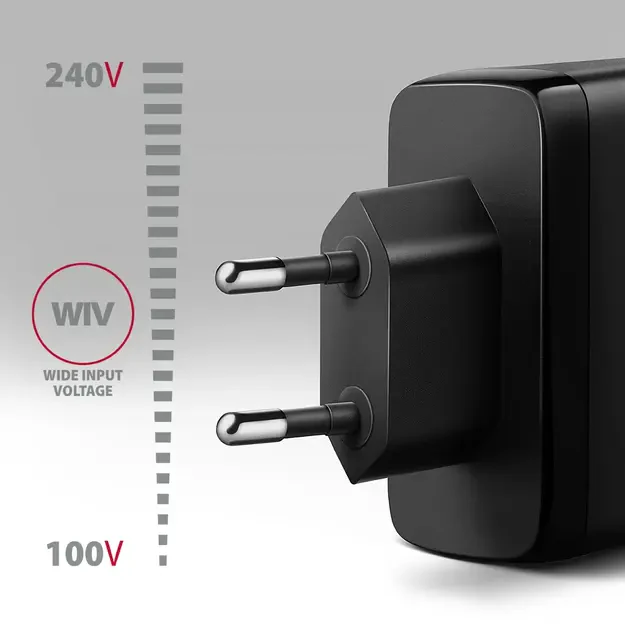 Сетевое зарядное устройство Axagon ACU-DPQ100, 100W (PD 3.0 / QC 4+, 3 порта)