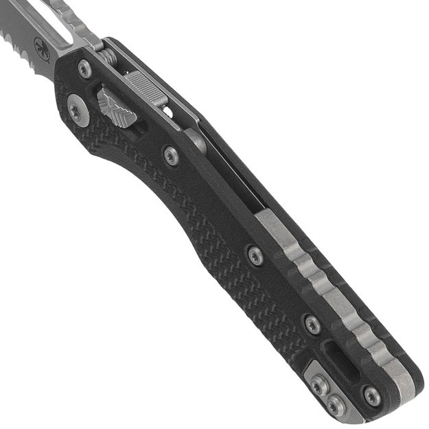 Microtech MSI S/E peilis Black Tri-Grip Polymer, Apocalyptic P/S M390MK by Tony Marfione (210T-11APPMBK)