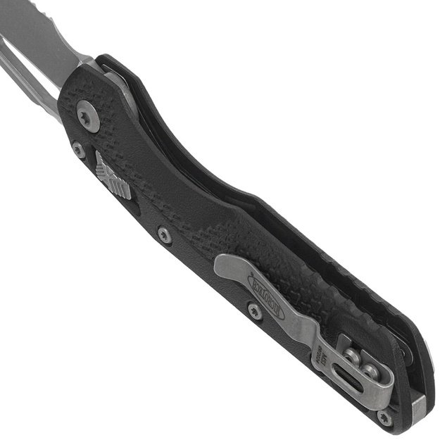 Microtech MSI S/E peilis Black Tri-Grip Polymer, Apocalyptic P/S M390MK by Tony Marfione (210T-11APPMBK)