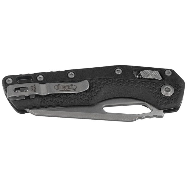 Microtech MSI S/E peilis Black Tri-Grip Polymer, Apocalyptic P/S M390MK by Tony Marfione (210T-11APPMBK)