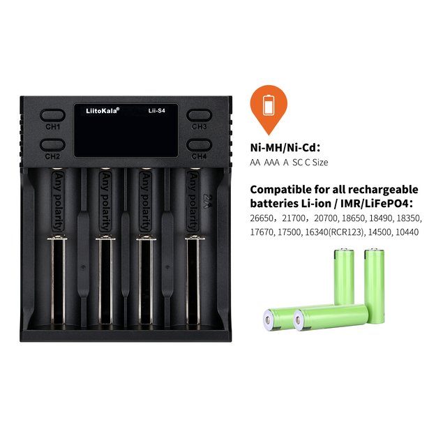 Зарядное устройство Liitokala Lii-S4