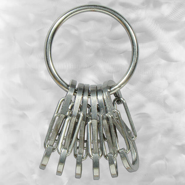 Nite Ize – S-Biner KeyRing nerūdijančio plieno karabinas - KRGS-11-R3