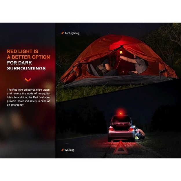 Fenix CL26R Pro LED stovyklavimo žibintas su USB jungtimi Olive Drab