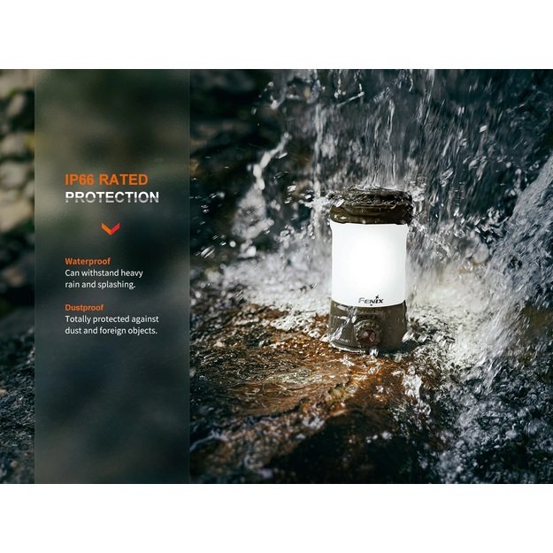 Fenix CL26R Pro LED stovyklavimo žibintas su USB jungtimi Olive Drab