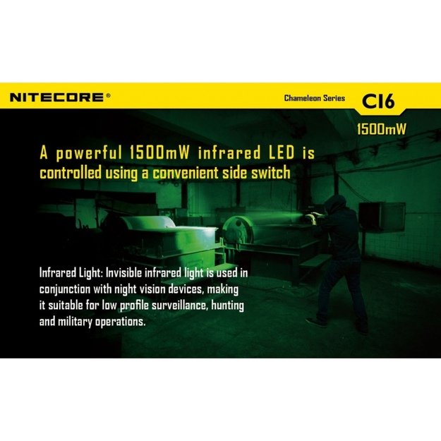 Nitecore CI6 Chameleon žibintuvėlis