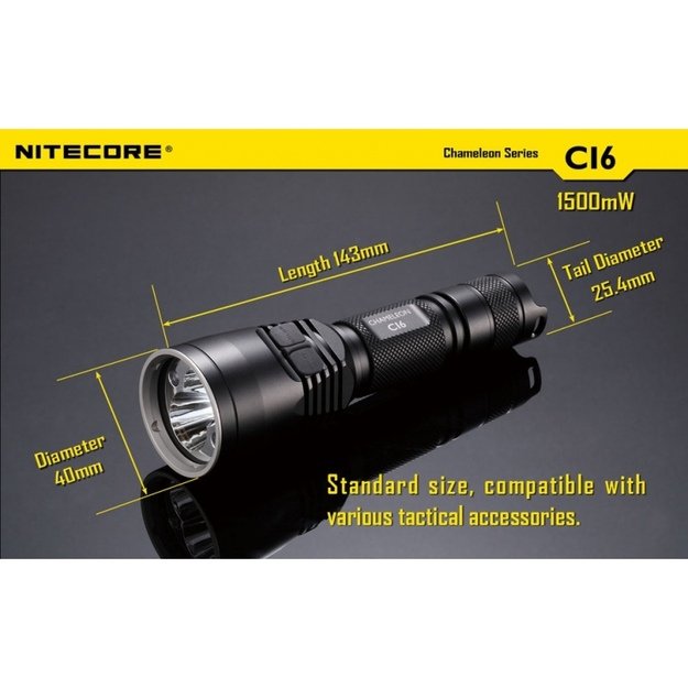 Nitecore CI6 Chameleon žibintuvėlis